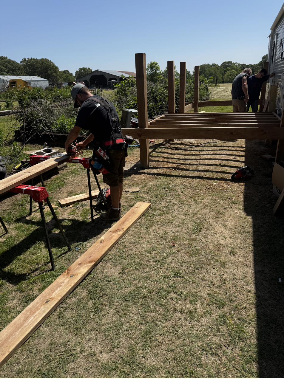 Cheyenne Valley Construction crew on an active job site in Southeast Missouri